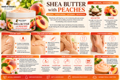 Shea Butter with peaches